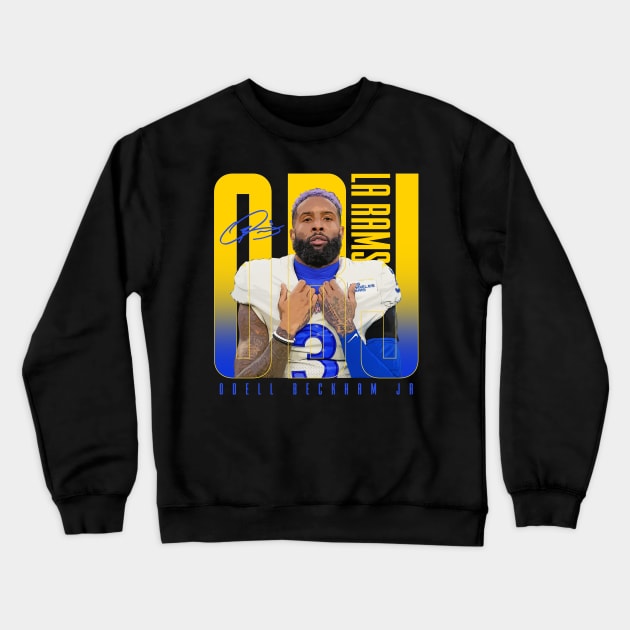 Odell Beckham Jr Crewneck Sweatshirt by Juantamad